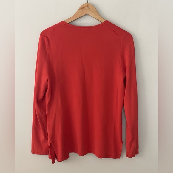 Talbots Orange Open Cardigan - Picture 3 of 9